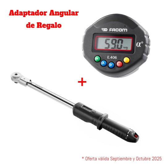 Llave Dinamométrica 1/2 PULG. 40-200 NM DIGICAL Facom