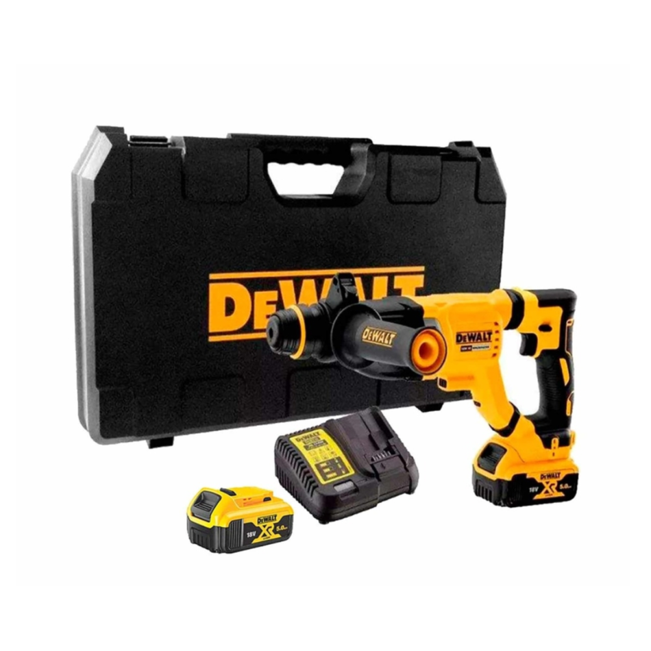 Martillo Electroneumático XR 18V SDS plus® 3J con 1 Batería 5Ah y Maletín Dewalt DCH263P1-QW