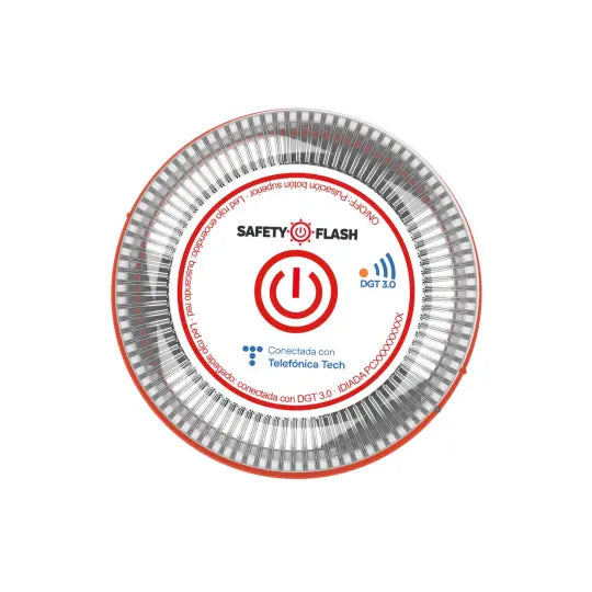 Baliza SOS FLASH V16 Connected, Dispositivo certificado y sustitutivo del triángulo de emergencia