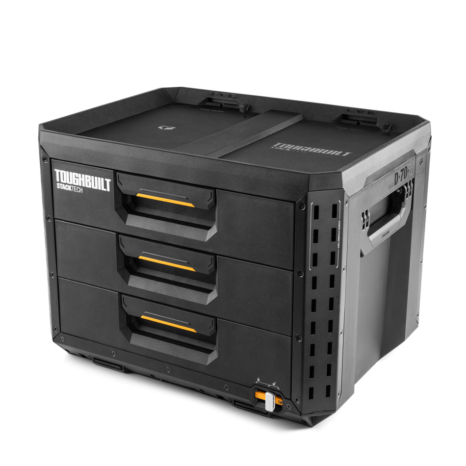 Maleta de Herramientas 3 Cajones StackTech Toughbuilt TB-B1-D-70-3