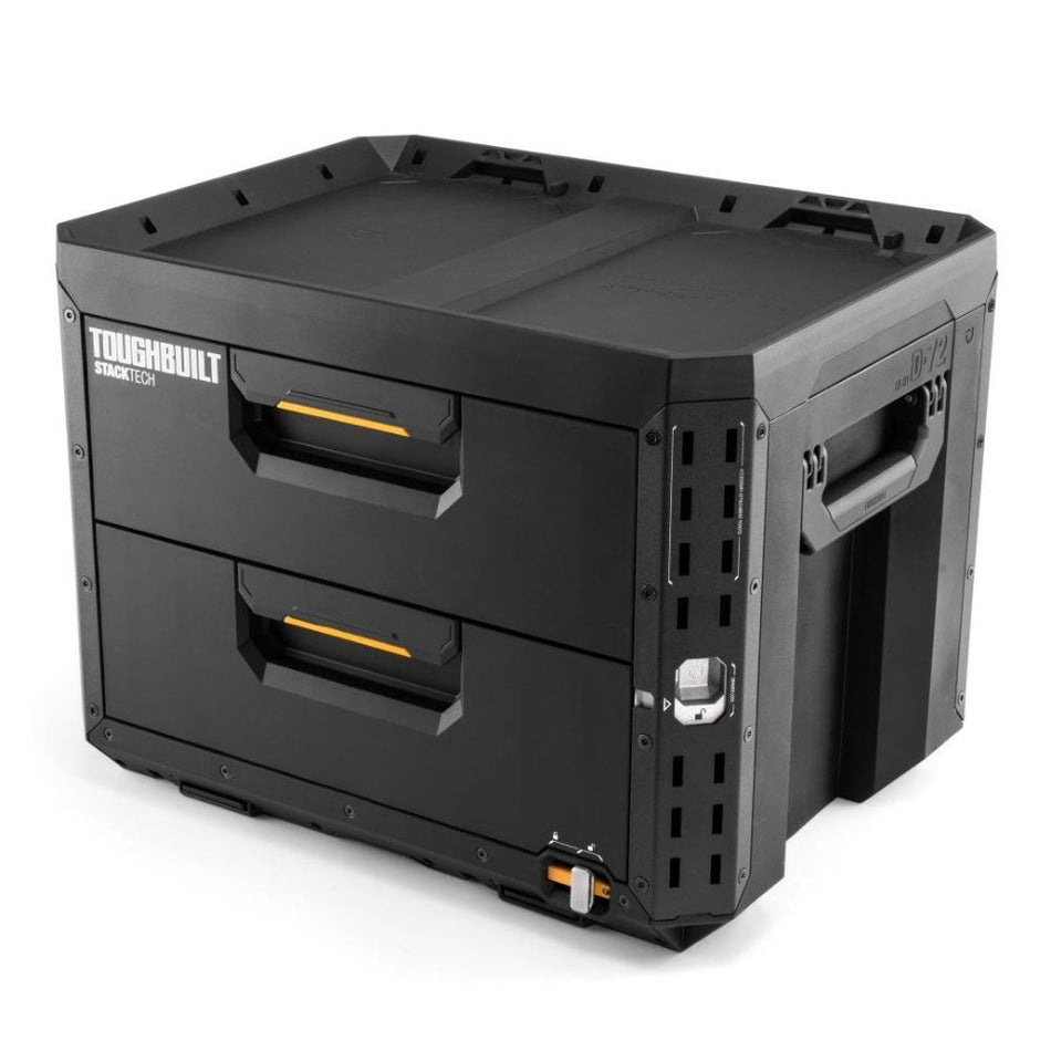 Caja Herramientas Toughbuilt StackTech XL 2 Cajones Locking Box TB-B1-D-72-BEA