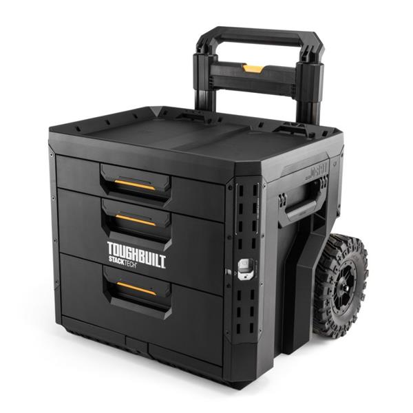 Carro Herramientas Toughbuilt StackTech 3 Cajones Locking Box TB-B1-D-R93-BEA