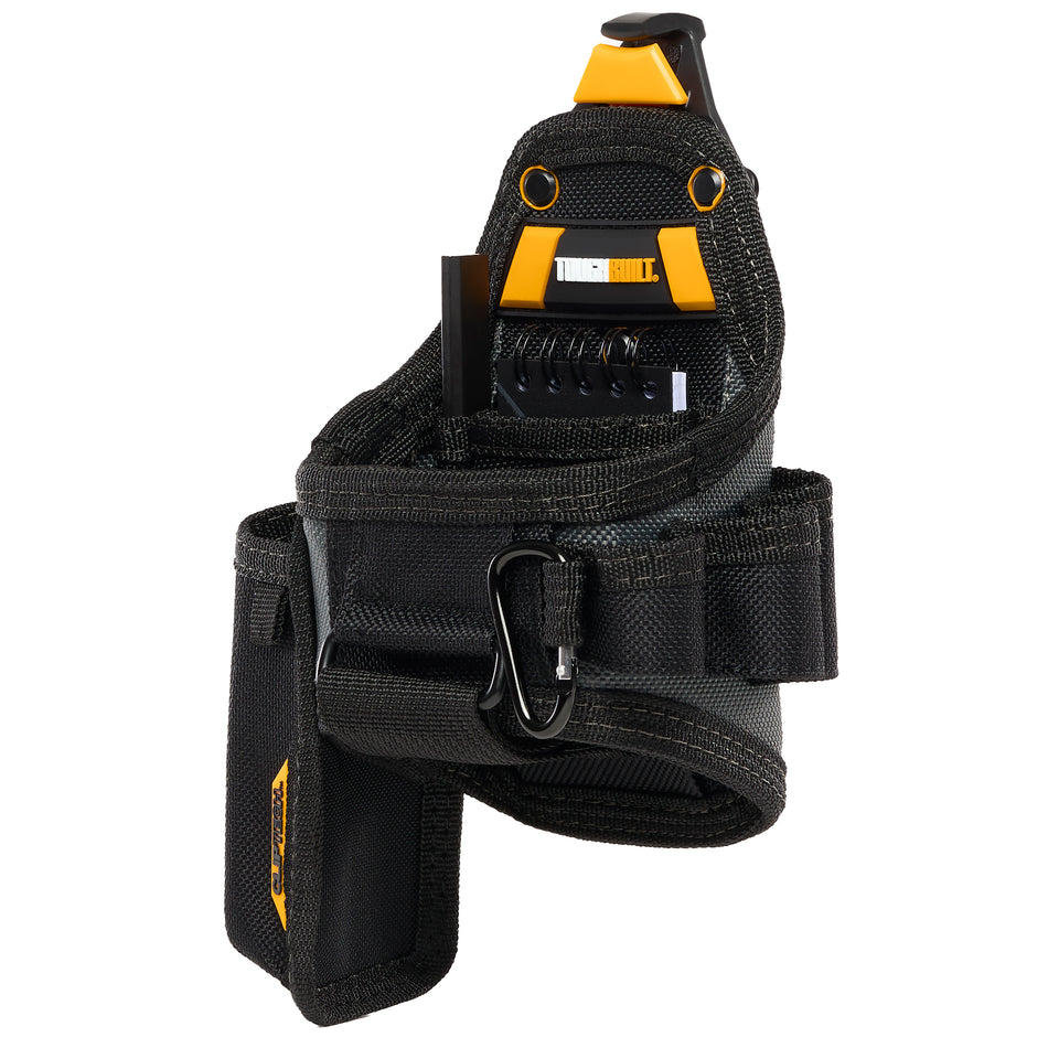 Funda Porta Cinta Métrica y Cúter con Libreta y Lápiz Toughbuilt TB-CT-25X
