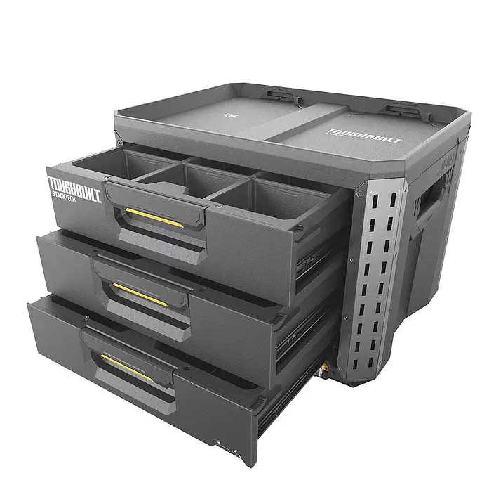 Maleta de Herramientas 3 Cajones StackTech Toughbuilt TB-B1-D-70-3