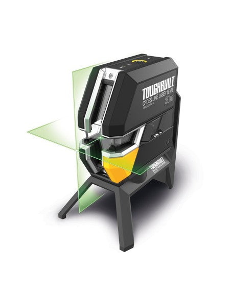 Nivel Láser de Línea Cruzada 30 Metros Toughbuilt TB-H2-LL-M30-L2-BEA