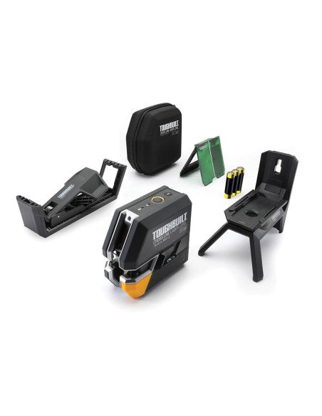 Nivel Láser de Línea Cruzada 30 Metros Toughbuilt TB-H2-LL-M30-L2-BEA