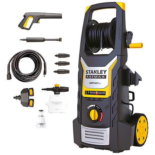Hidrolimpiadora de Alta Presión de Doble Bomba 160 bar 2700W para Limpieza Intensiva Exterior Stanley Fatmax SXFPW27DTS-E
