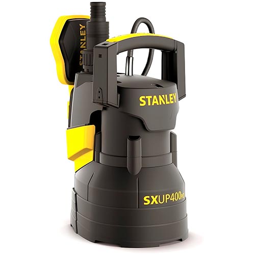 Bomba Sumergible de Aguas Limpias 9000 l/h para Drenaje de Sótanos y Piscinas Stanley SXUP400PCE