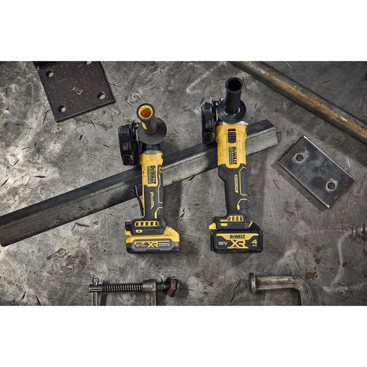 Mini-amoladora sin escobillas XR 18V 125mm con Interruptor Hombre Muerto DeWalt DCG404N