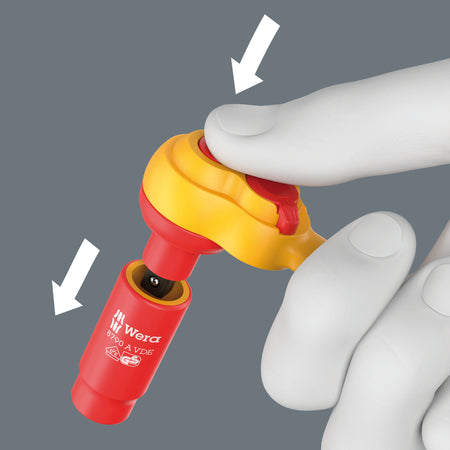 Sistema de retención de vasos por bola para seguridad fiable en uniones atornilladas