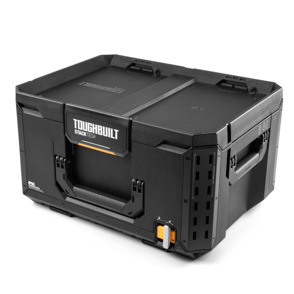 Caja de herramientas grande ToughBuilt StackTech con protección IP65