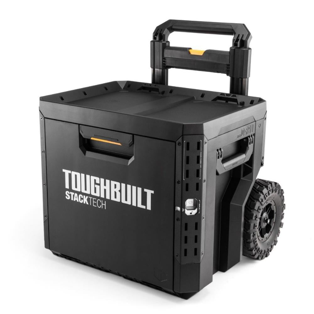 Unidad móvil StackTech con un cajón profundo de 40 cm y ruedas todoterreno para logística de herramientas pesadas
