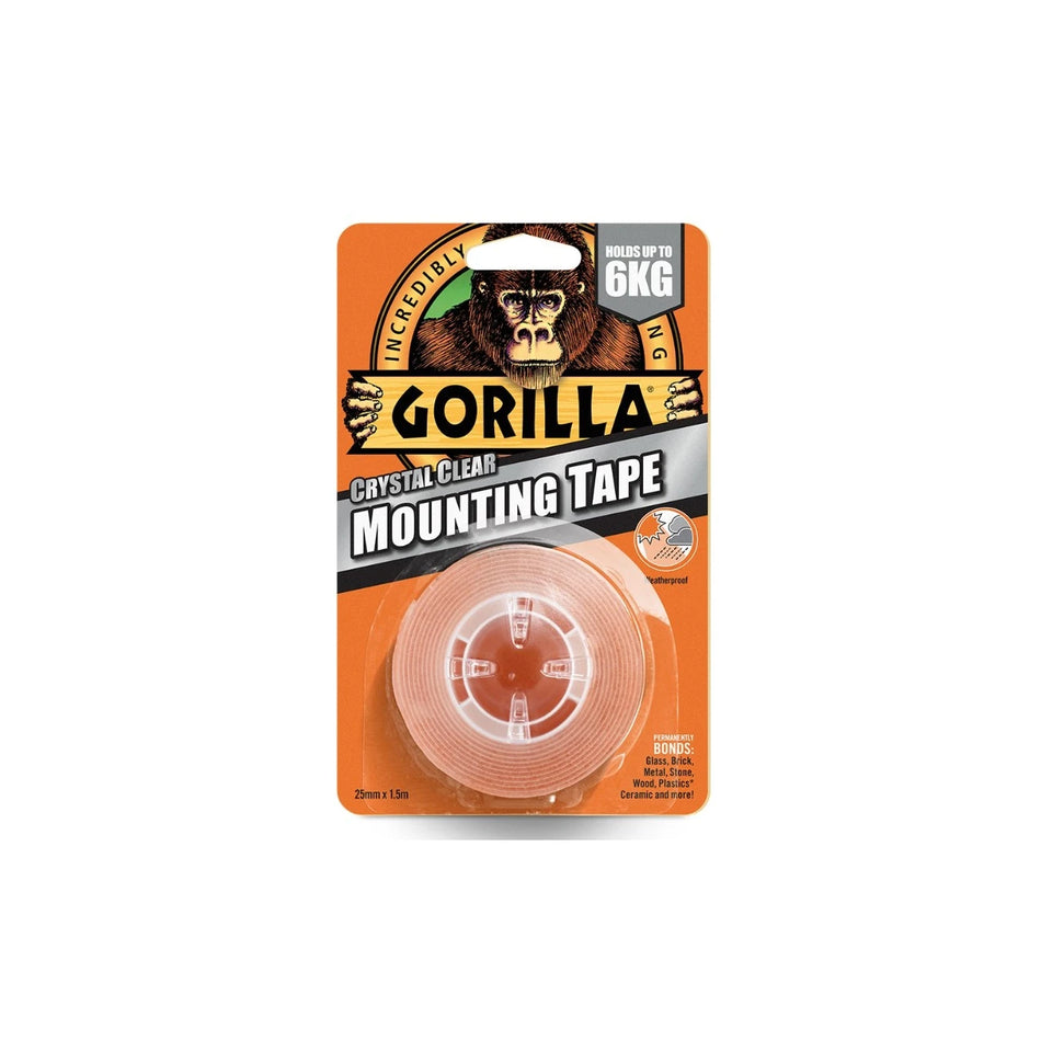 Ipt Cinta Transparente De Doble Cara Gorilla 1,5M X 25Mm  3044100