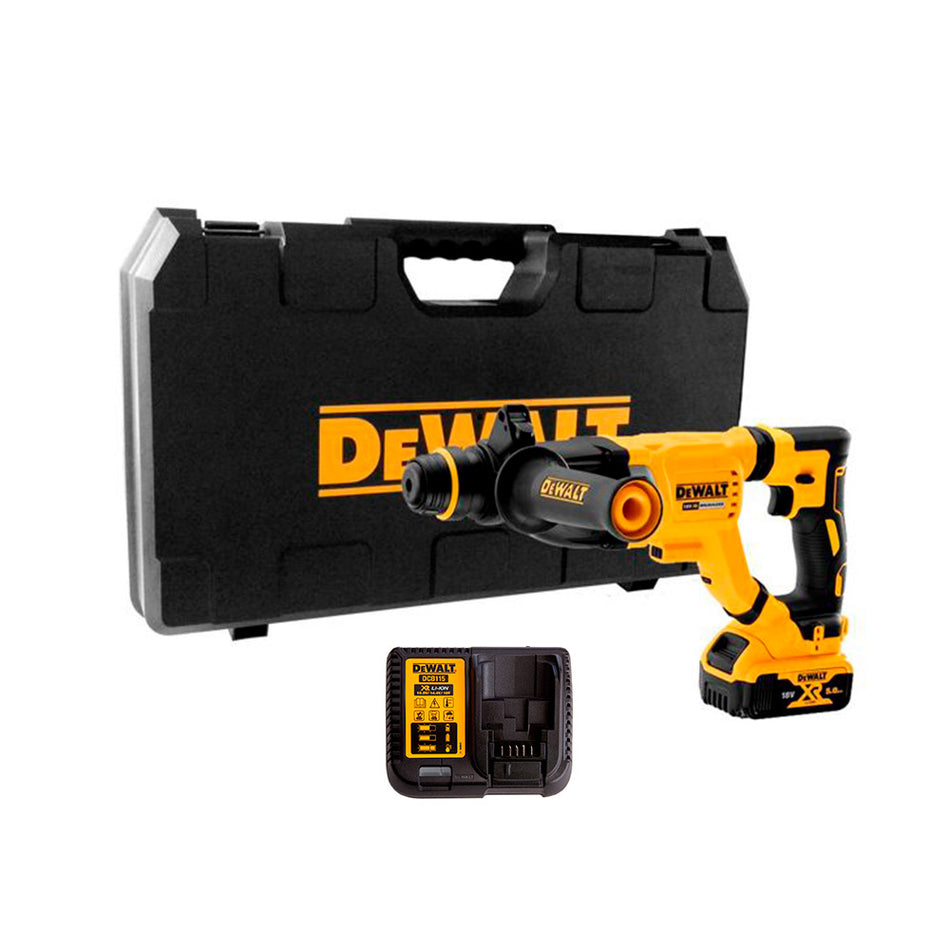 Martillo Electroneumático XR 18V SDS plus® 3J con 1 Batería 5Ah y Maletín Dewalt DCH263P1-QW
