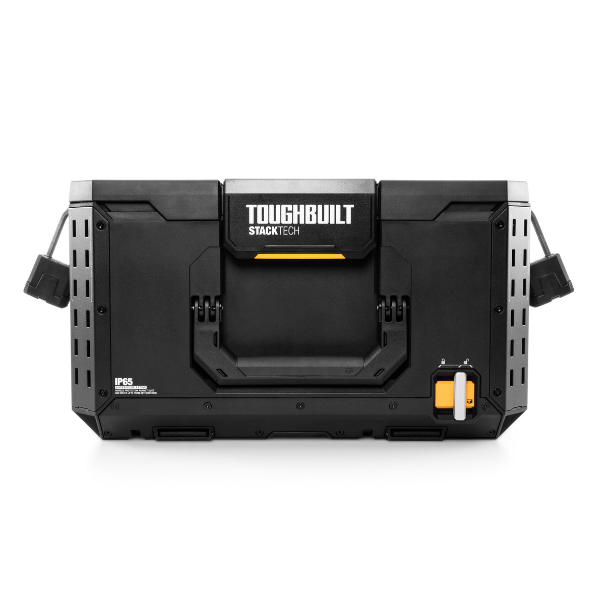 Indicador visual de bloqueo del sistema StackTech para transporte seguro