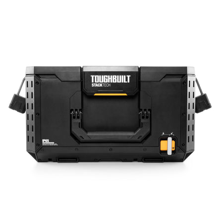 Indicador visual de bloqueo del sistema StackTech para transporte seguro