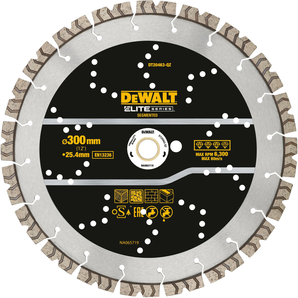 Disco Diamante ELITE 305mm Todos los Usos Dewalt DT20463-QZ