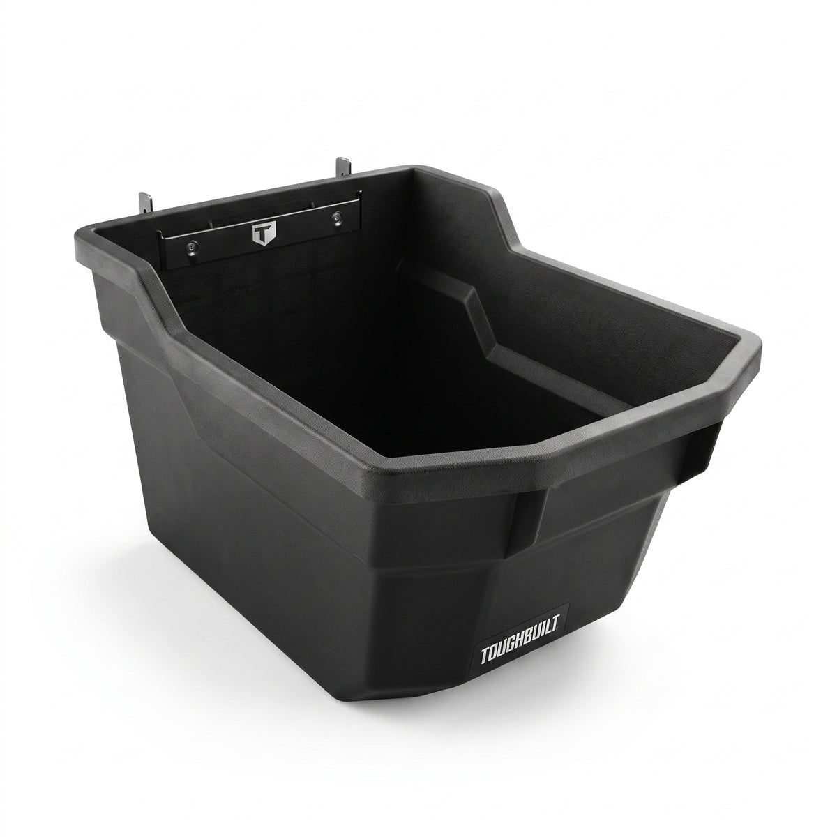 "Gaveta plástica organizadora ToughBuilt de 18cm para acople en raíles."  