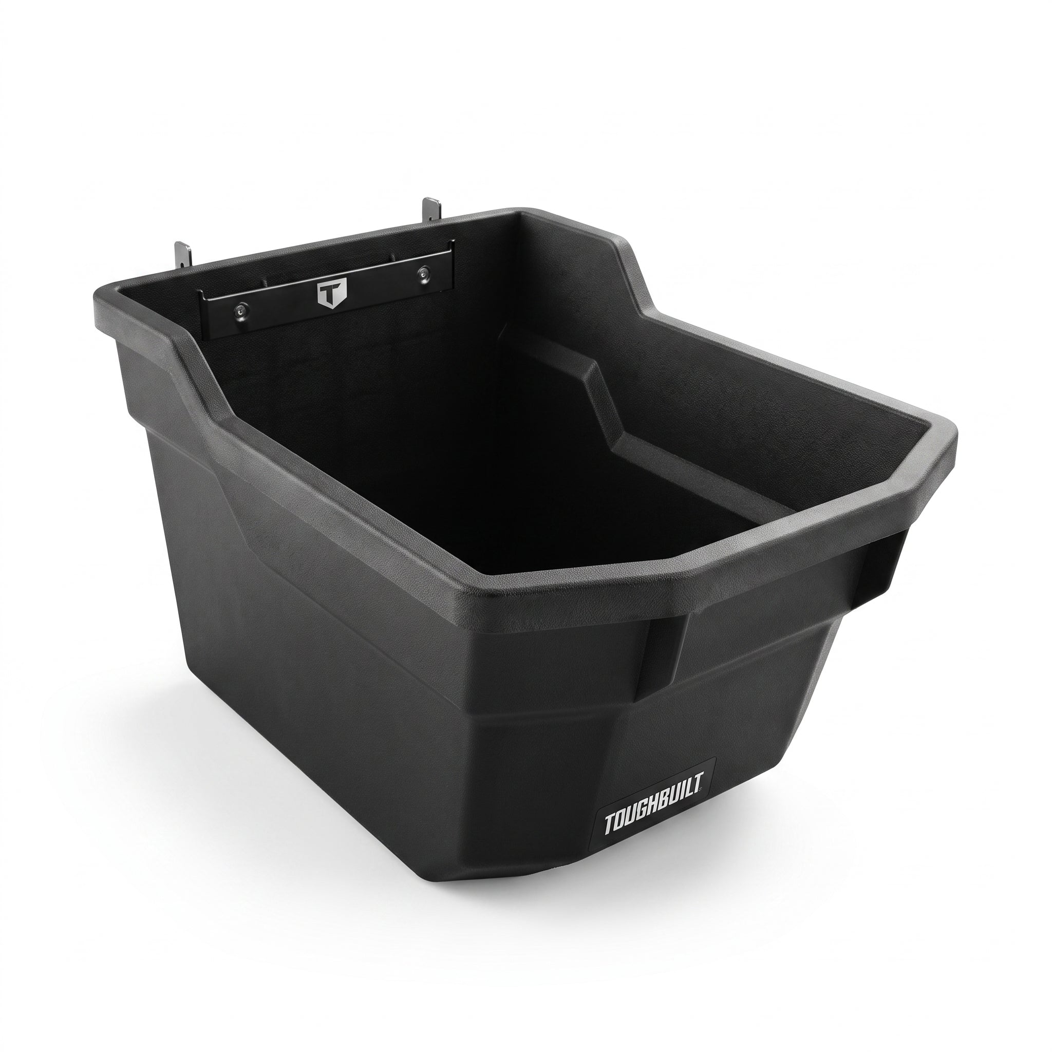 "Gaveta plástica organizadora ToughBuilt de 18cm para acople en raíles."  