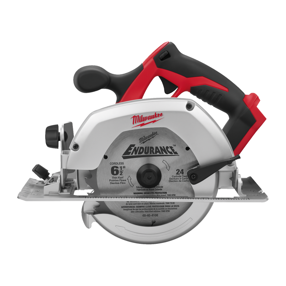 Sierra circular de 165mm M18 Heavy Duty con 2 Baterías 4.0Ah, Cargador y Bolsa de transporte Milwaukee HD18 CS-402B