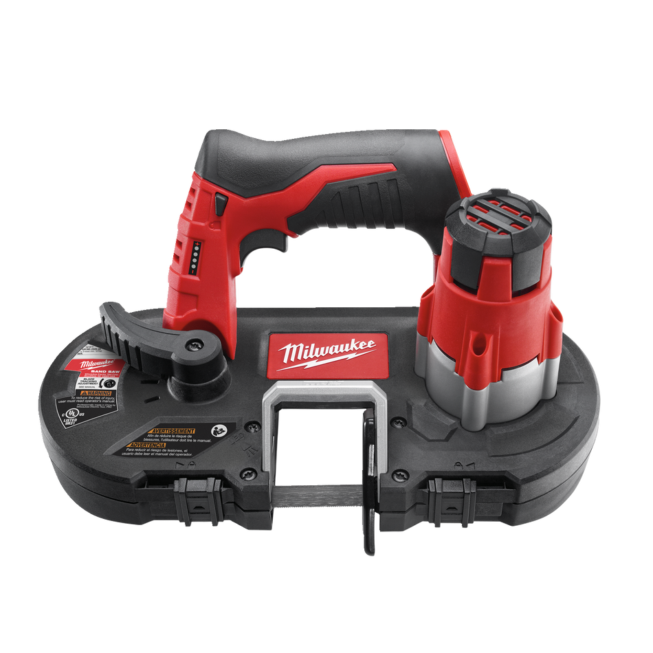 Sierra de banda subcompacta 41mm M12 con 2 Baterías 4.0Ah, Cargador y Maletín Milwaukee M12 BS-402C