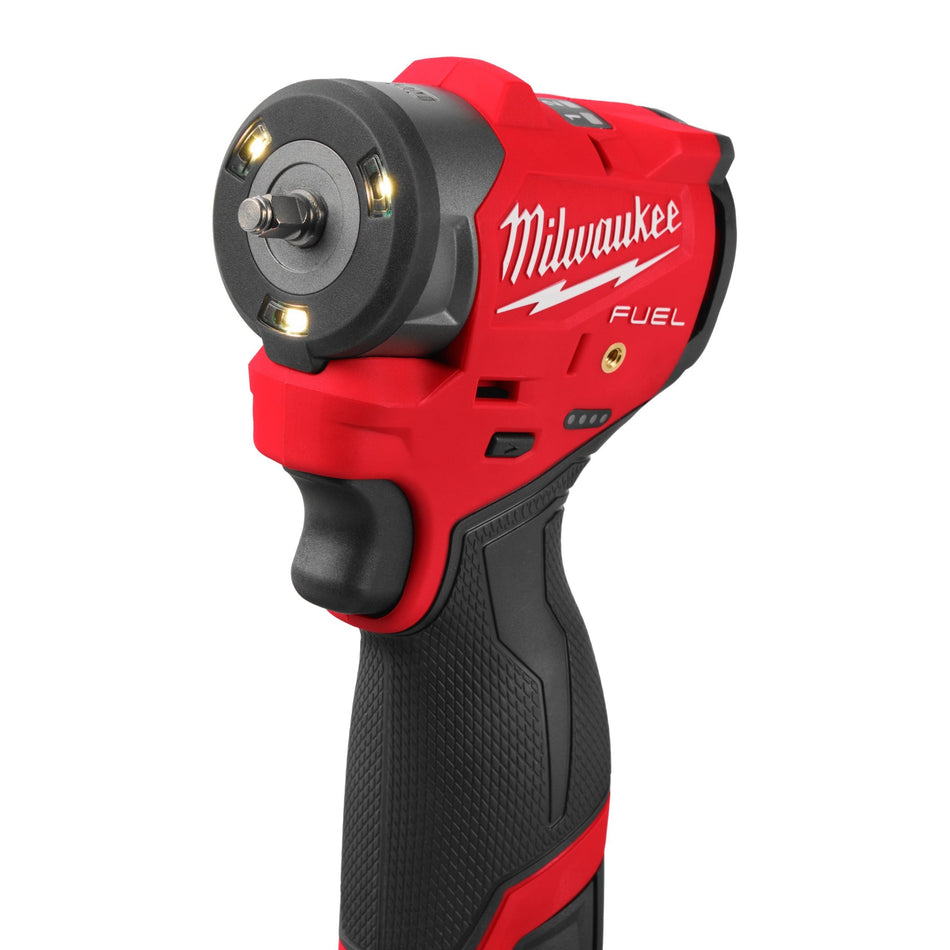 Llave de Impacto Subcompacta 1/4 M12 FUEL con Anillo  Milwaukee M12 FSCIWF14-0