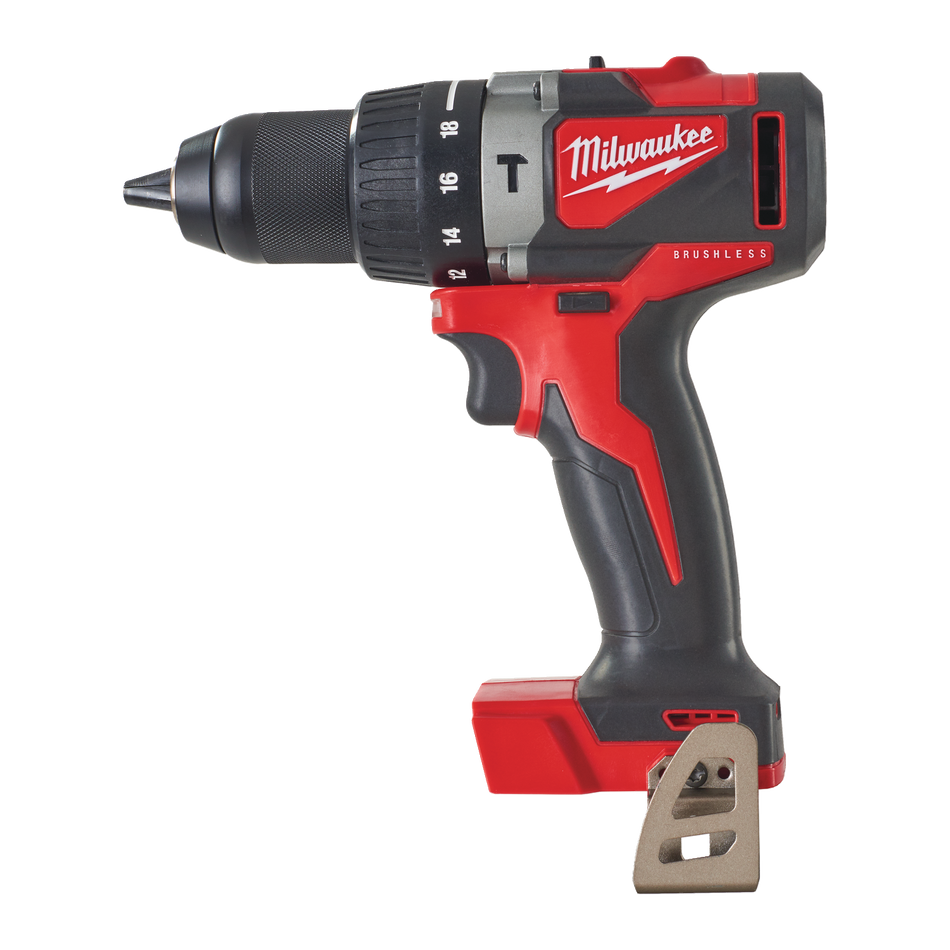 Taladro Percutor M18 sin Escobillas BLPD2 con Maletín Milwaukee M18 BLPD2-0X