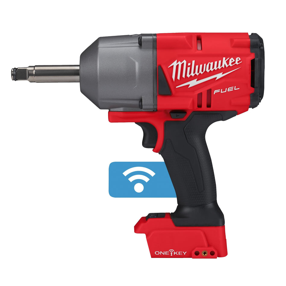 Llave de Impacto Alto Par 1/2 Eje Extendido Largo M18 FUEL ONE-KEY con Anillo y Maletín Milwaukee M18 ONEFHIWF12E-0X