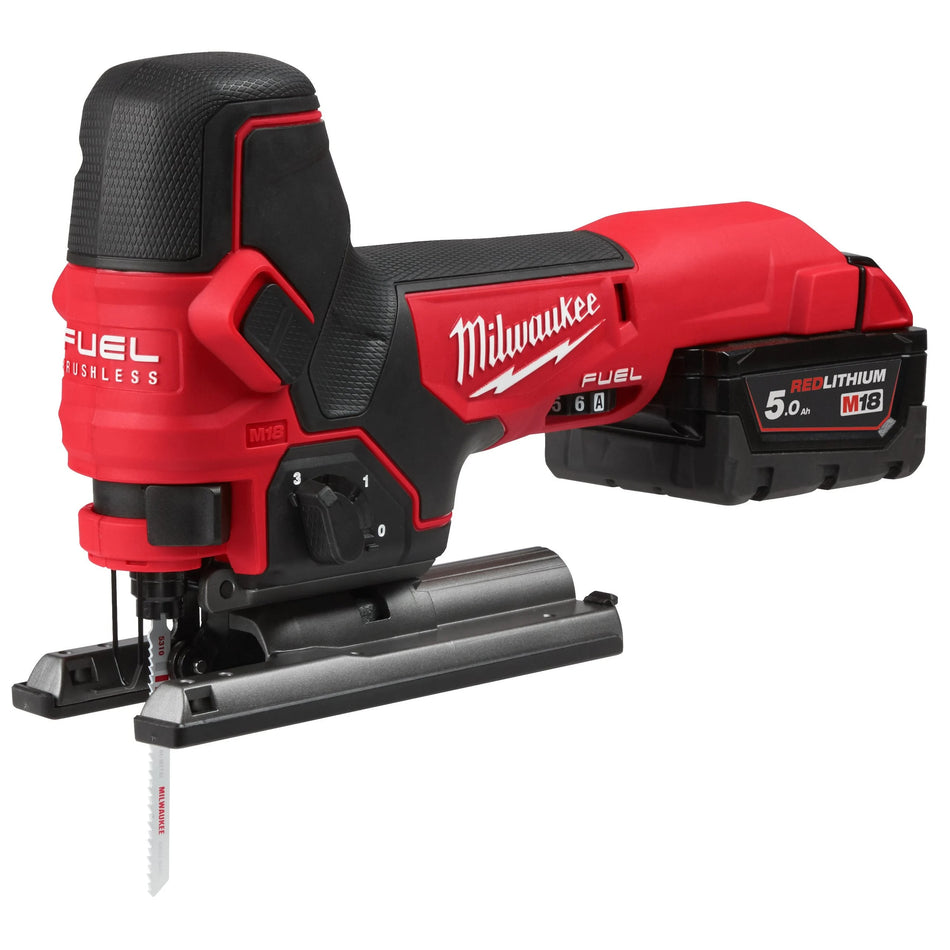 Sierra de calar de pomo M18 FUEL con Maletín Milwaukee M18 FBJS-0