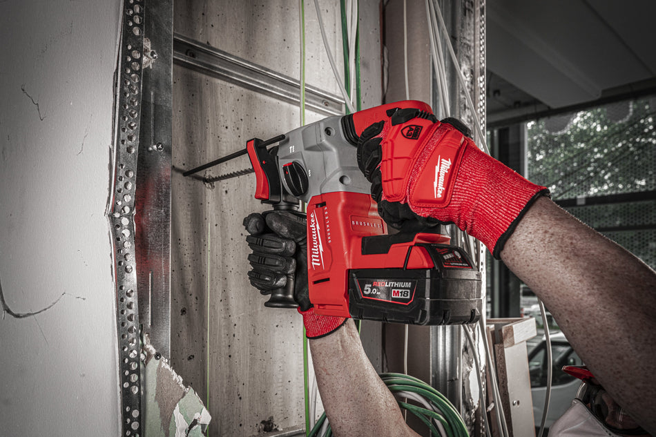 Martillo Combinado SDS-Plus 26mm M18 Sin Escobillas Milwaukee M18 M18BLH-0