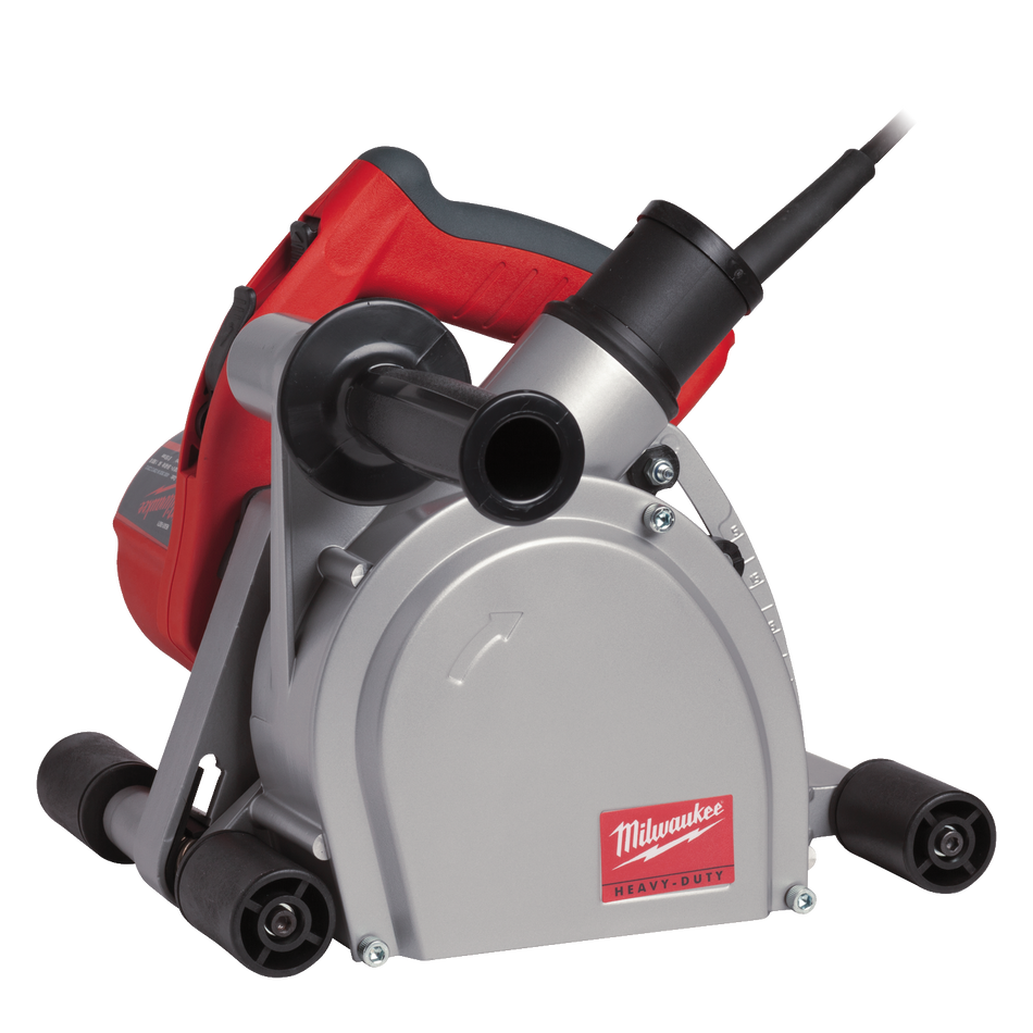 Rozadora de muros 150mm 1900W profundidad 45mm con Maletín Milwaukee WCS 45