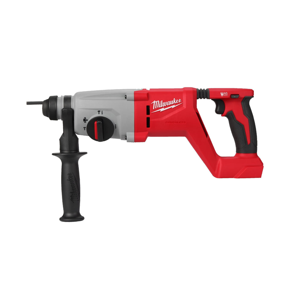 Martillo Combinado SDS-Plus 26mm M18 Sin Escobillas Empuñadura D con Maletín Milwaukee M18 BLHACD26-0X