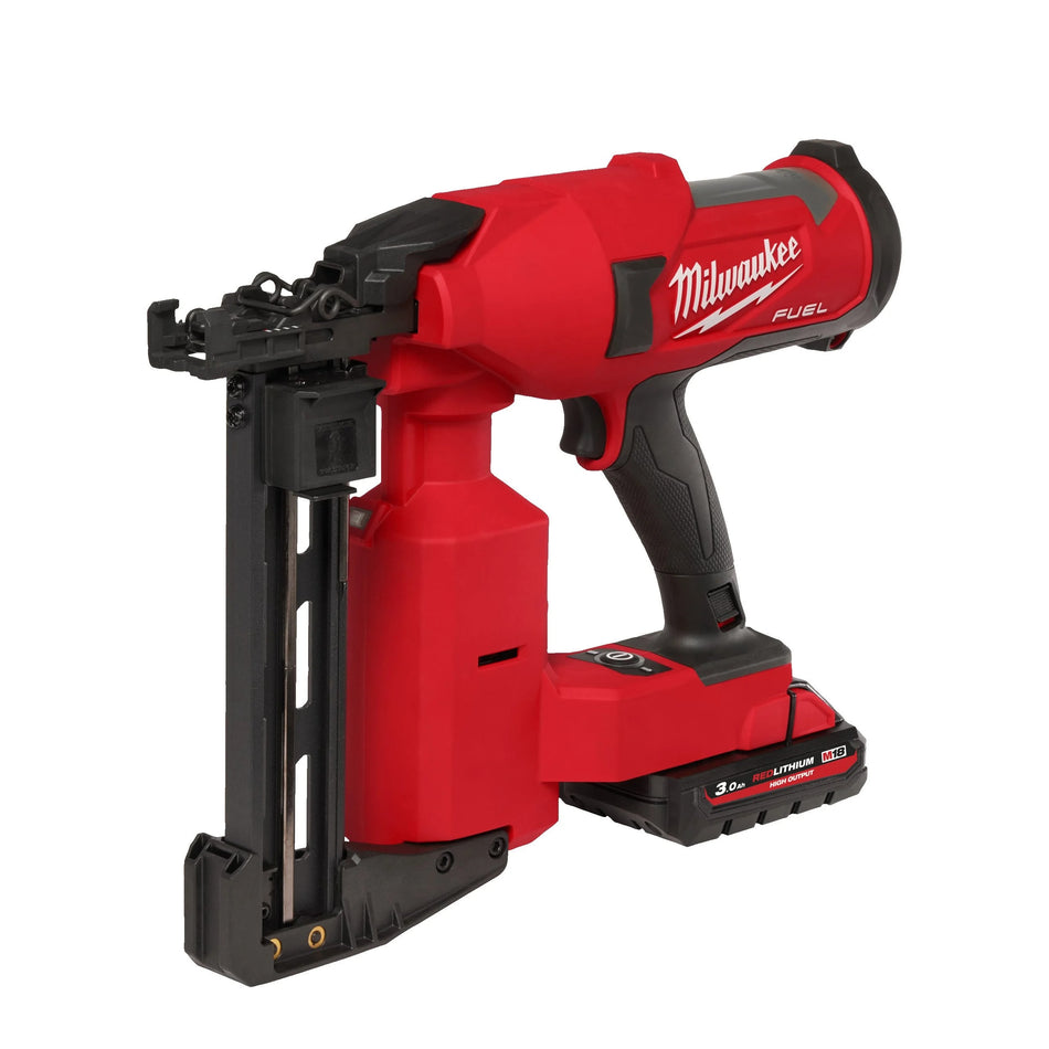 Grapadora de cercados M18 FUEL con 2 Baterías 3.0Ah HIGH OUTPUT, Cargador y Maletín Milwaukee M18 FFUS-302C