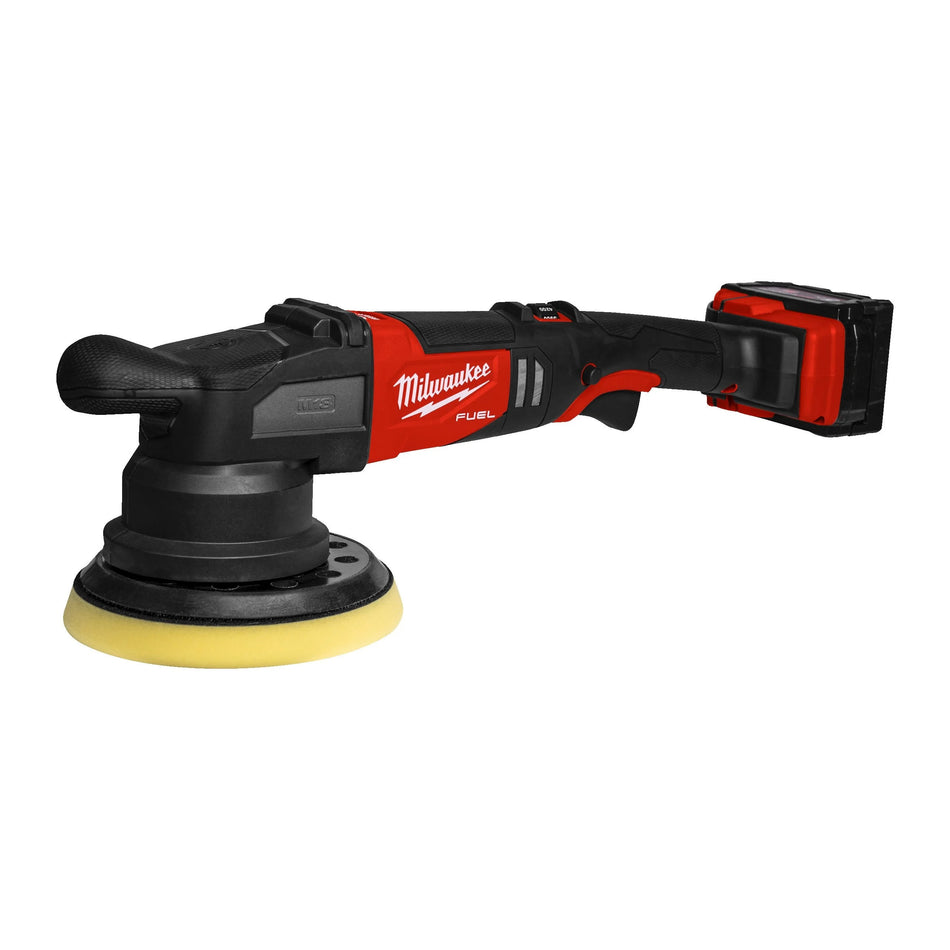 Pulidora rotorbital 150mm M18 FUEL con 2 Baterías 5.0Ah, Cargador Rápido y Maletín Milwaukee M18 FROP21-502X