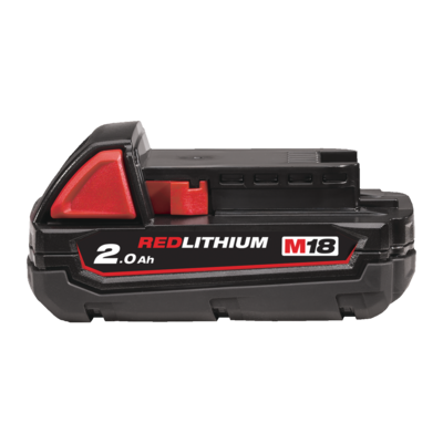 Taladro Atornillador Compacto M18 BDD con 2 Baterías 2.0 Ah, Cargador Multivoltaje y Maletín Milwaukee M18 BDD-202C