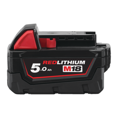 Amoladora angular 125mm M18 FUEL ONE-KEY con Freno e Interruptor de paleta con 2 Baterías 5.0Ah, Cargador y Maletín Milwaukee M18 ONEFSAG125XPDB-502X