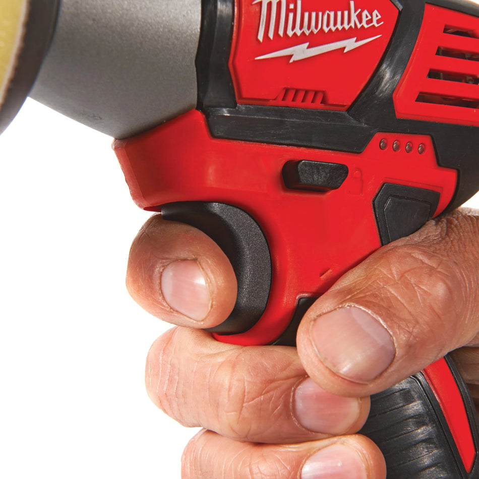 Pulidora Lijadora 76mm M12 con Batería 4.0Ah, Batería 2.0Ah, Cargador y Maletín Milwaukee M12 BPS-421X
