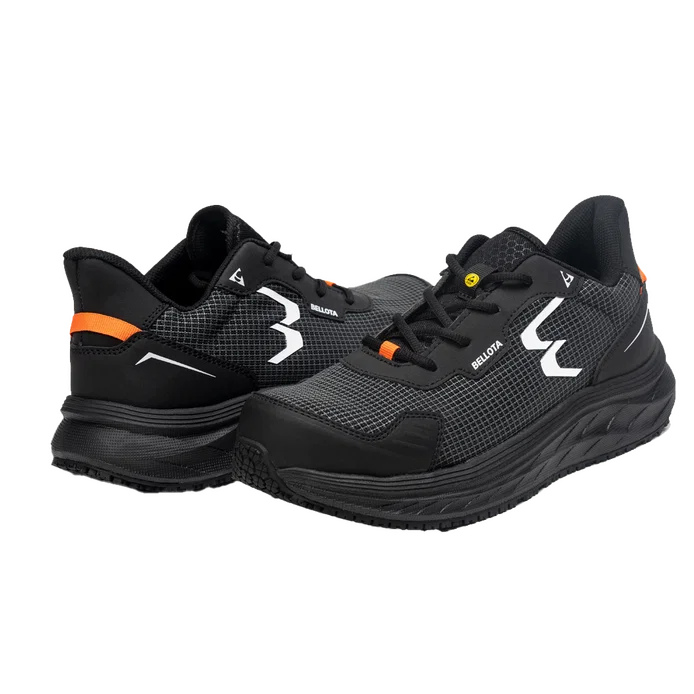 Zapatilla Ultraligera Rejilla GRID Negra S1PS Bellota GRIDNS1PS