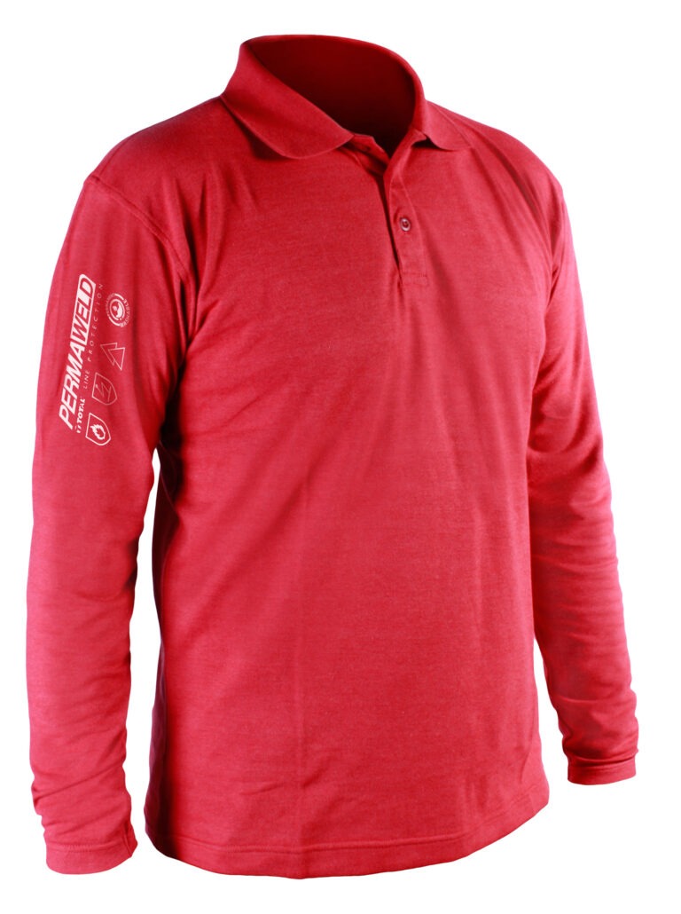 Polo Rojo Para Soldadura Permaweld PMW-1700
