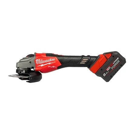 Amoladora angular 125mm M18 FUEL con RAPIDSTOP e Interruptor de botón con Maletín Milwaukee M18 FHSAG125XB2-0X