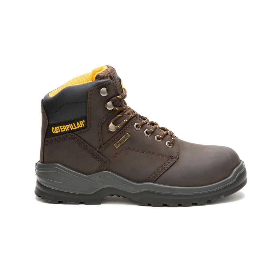 Bota de seguridad Caterpillar Striver Bump S3 en piel Nobuck para construcción