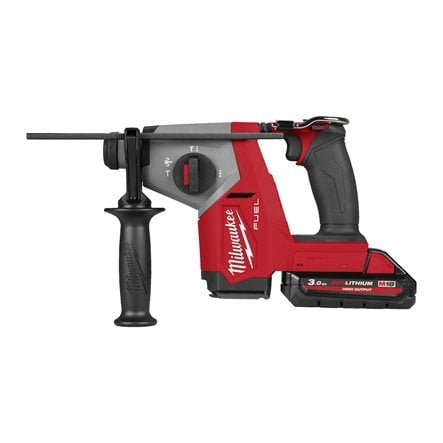 Martillo Combinado SDS-Plus 16mm M18 FUEL 4 Modos 2 Baterías 3.0Ah y Cargador con Maletín Milwaukee M18 FHAC16-302X