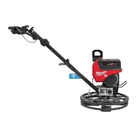 Fratasadora de Hormigón Inalámbrica MX FUEL 600mm con 2 Baterías 12.0Ah y Súper Cargador Milwaukee MXF WBT60-122