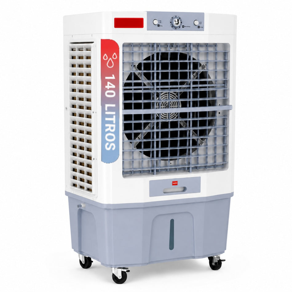 Climatizador Evaporativv 140L 750W Super Jumbo Universal Blue