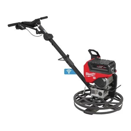 Fratasadora de Hormigón Inalámbrica MX FUEL 600mm con 2 Baterías 12.0Ah y Súper Cargador Milwaukee MXF WBT60-122