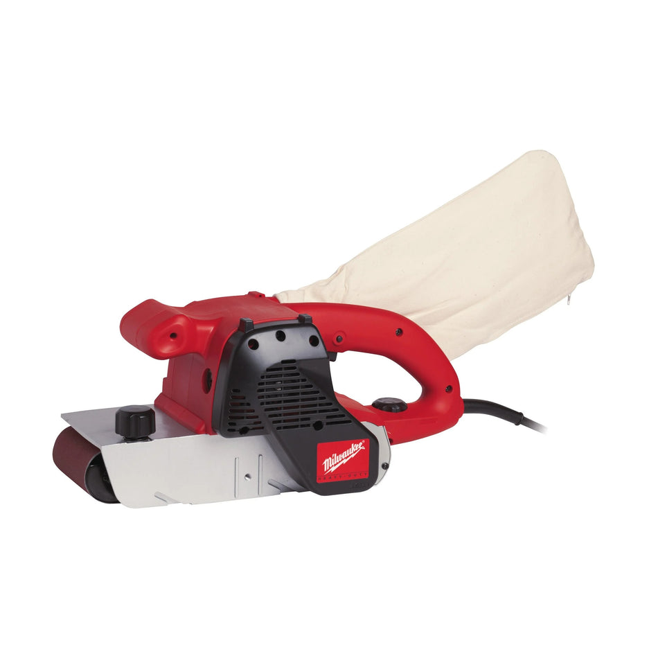 Lijadora de banda de 100mm con Velocidad Variable y Bolsa de Polvo Milwaukee BS 100 LE
