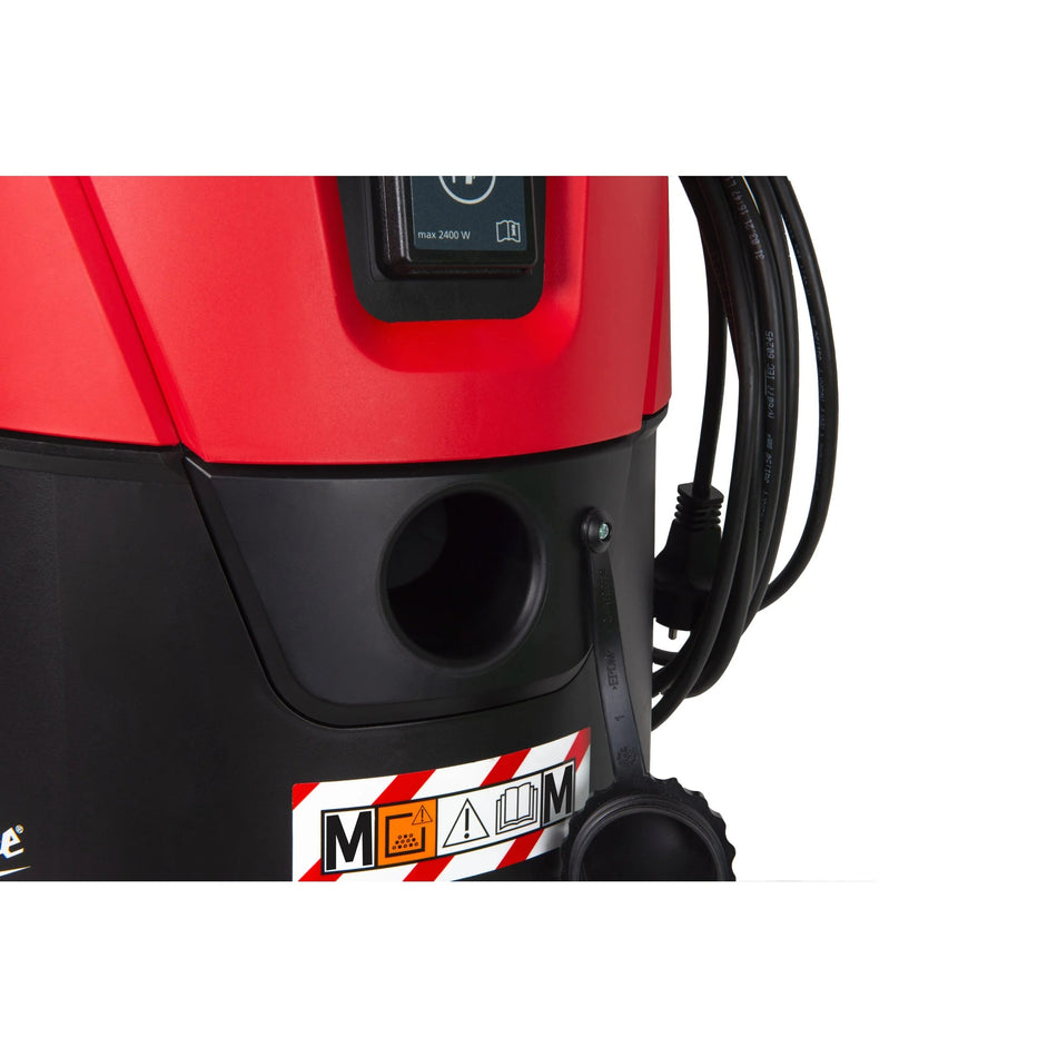 Aspirador de polvo clase H-CLASS de 25 Litros Milwaukee AS 2-250EH