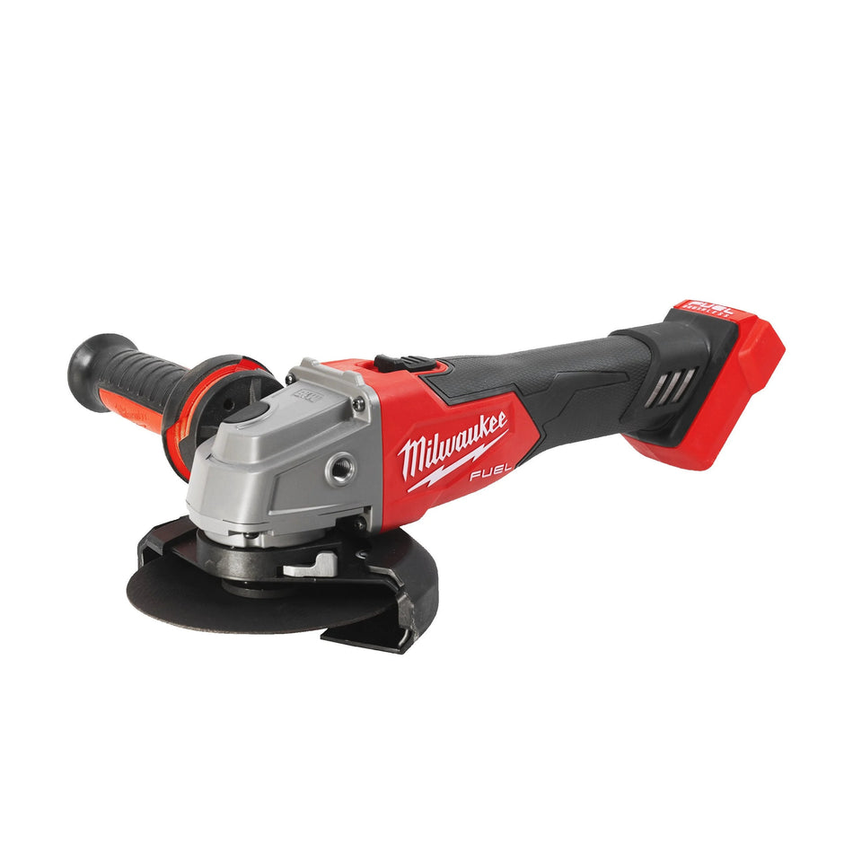 Amoladora angular 115mm M18 FUEL con Interruptor de botón Milwaukee M18 FSAG115X-0