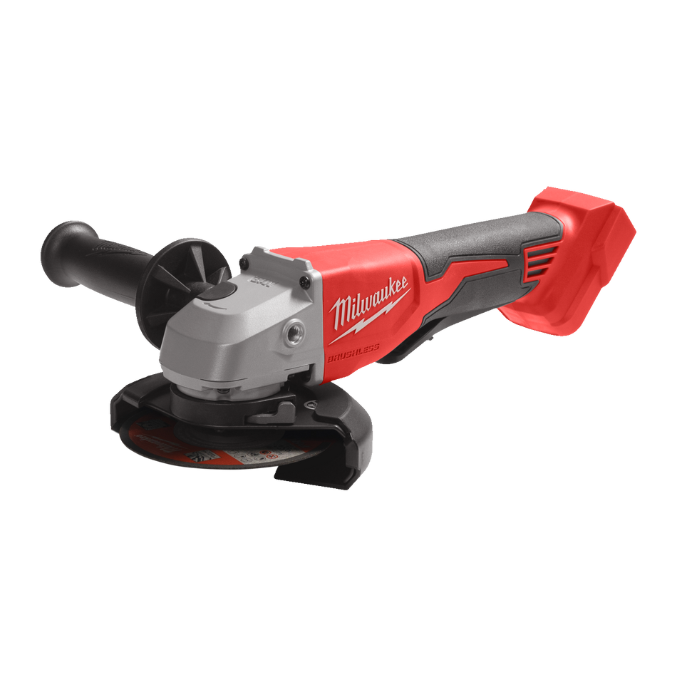 Amoladora angular 115mm M18 Brushless con Interruptor de paleta Milwaukee M18 BLSAG115XPD-0
