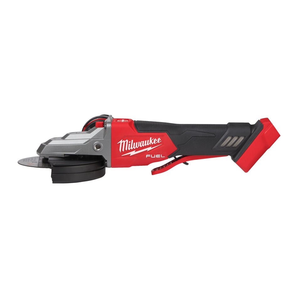 Amoladora angular 125mm M18 FUEL con Velocidad Variable, Freno e Interruptor de paleta con Maletín Milwaukee M18 FSAGV125XPDB-0X